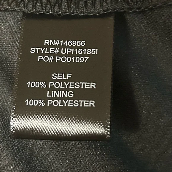 Crystal Doll Maxi Dress Womens XL black Floral Beaded Neck Sleeveless Lined NWT - Picture 12 of 13